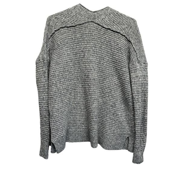 Abercrombie & Fitch Gray Ribbed Open Front Cardigan Sweater Women’s XS - Picture 6 of 10